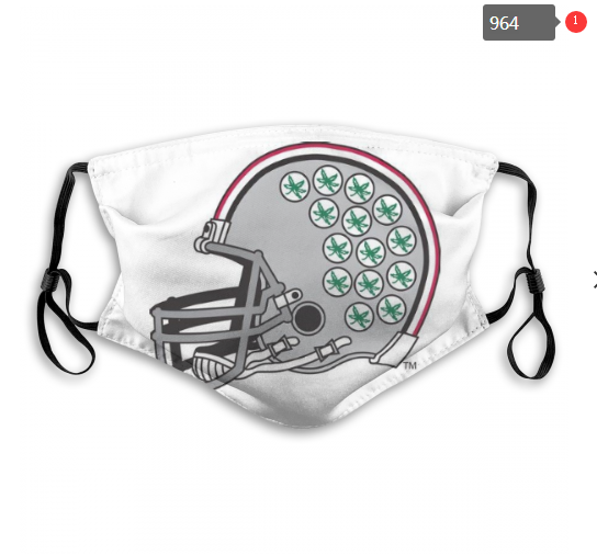 NCAA Ohio State Buckeyes #5 Dust mask with filter